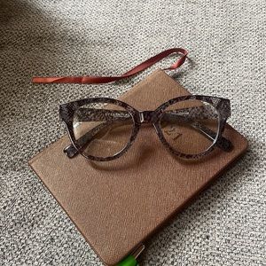 eyesential BLUELIGHT GLASSES by foster grant!! grey with black pattern.